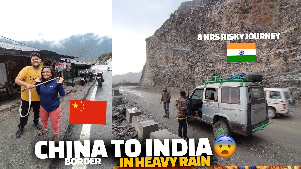 CHINA border to INDIA in Crazy roads of Arunachal