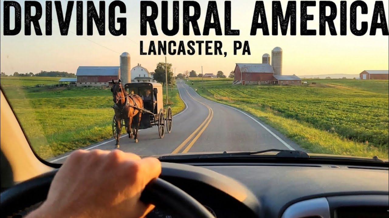 Driving around Lancaster, PA - US30 W and River Road