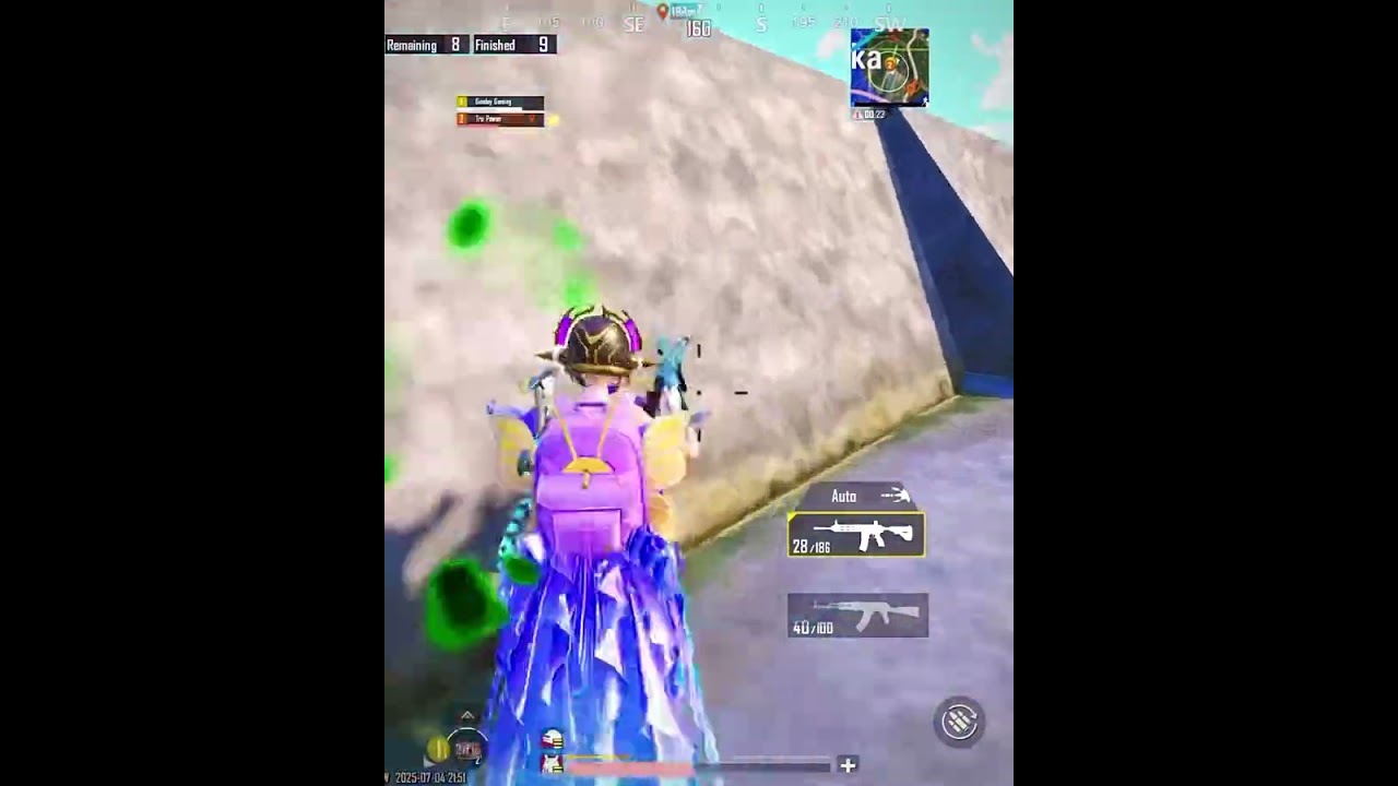 The enemy suddenly appeared before us.