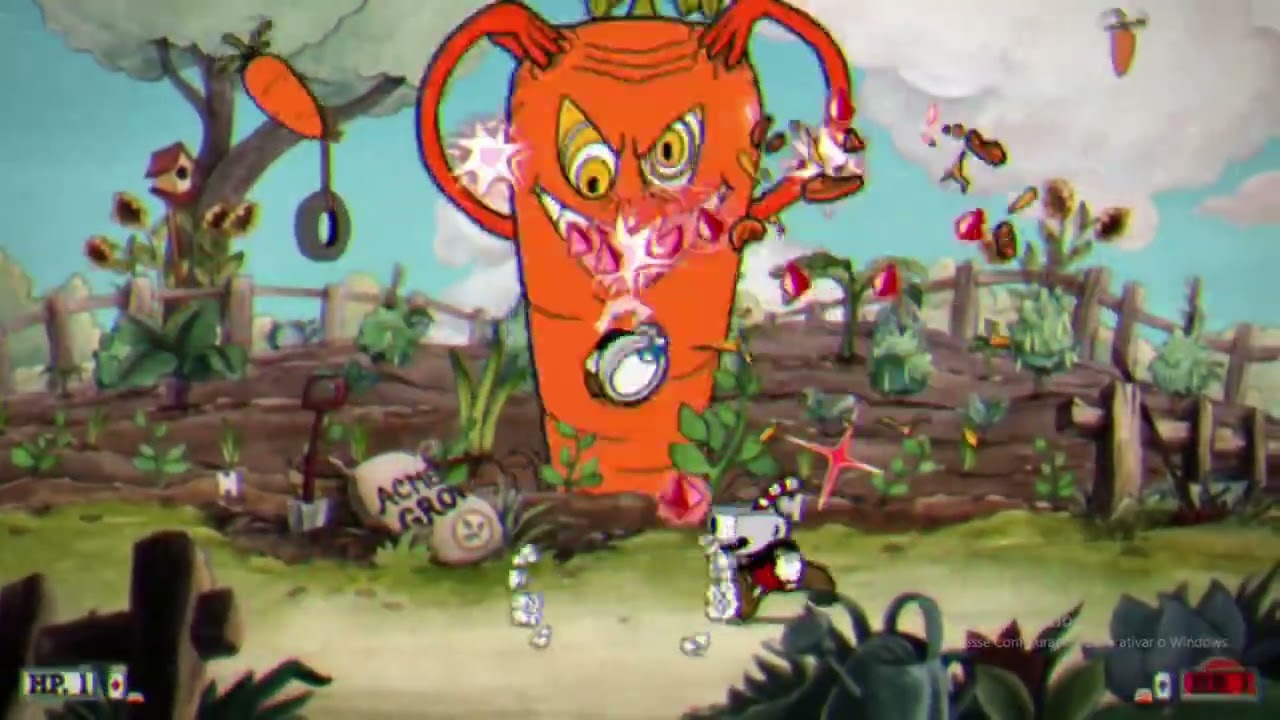 EU E MEU MANO JOGANDO CUPHEAD (ESSE VIDEO FOI FEITO TOTALMENTE EM ZOEIRA ENTRE AMIGOS)