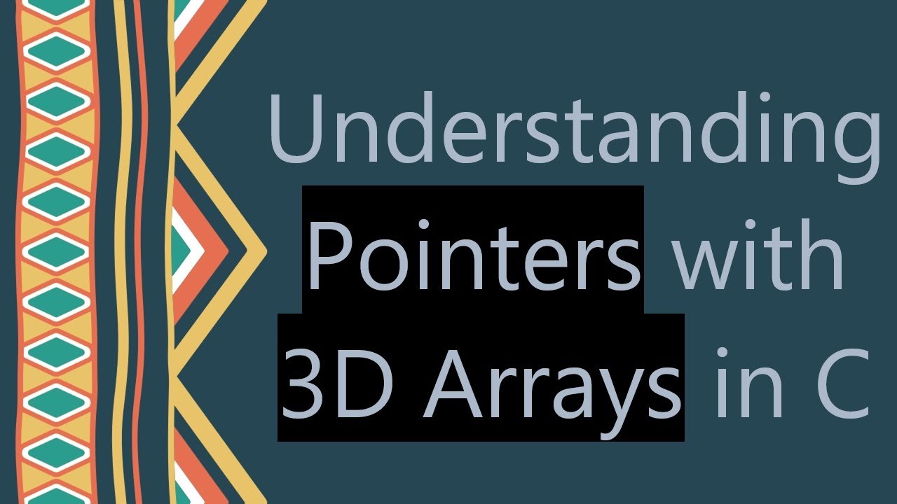 Understanding Pointers with 3D Arrays in C