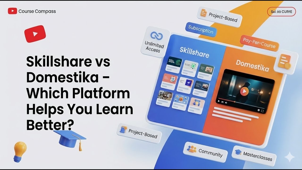Skillshare vs Domestika – Which Platform Helps You Learn Better?