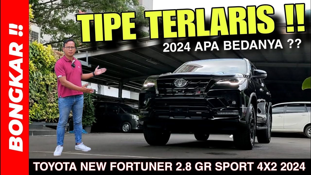 Bongkar !! TOYOTA NEW FORTUNER 2.8 GR SPORT 2024 || Review Exterior & Interior Terbaru