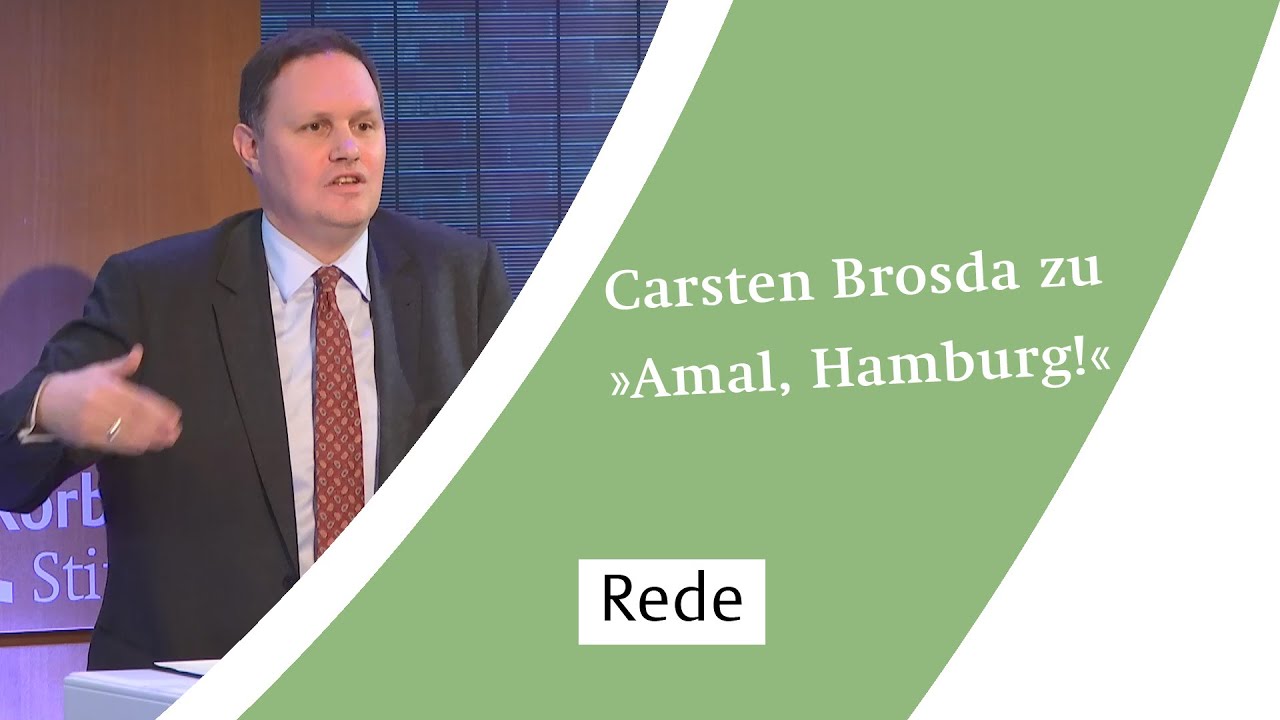 Carsten Brosda, Senator für Kultur und Medien, würdigt den Launch von »Amal, Hamburg!«