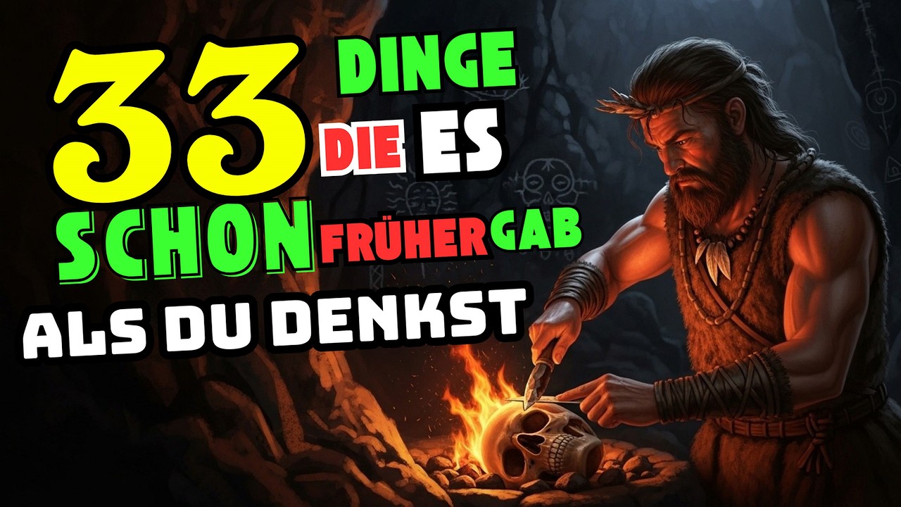 33 Dinge, die es viel früher gab, als du denkst (Unsere Vorfahren waren Genies !)