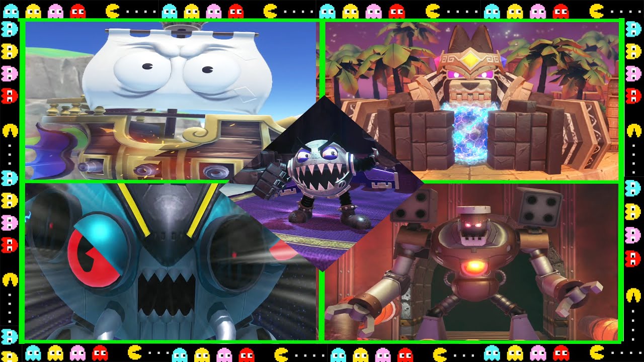 PAC-MAN WORLD Re-PAC -ALL BOSS Fight