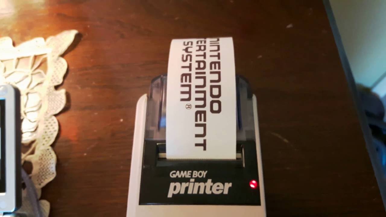 Game Boy Printer Demonstration