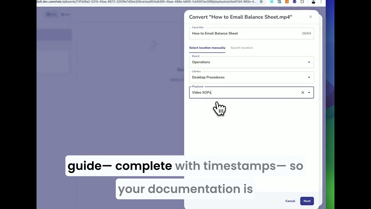 Turn Videos into SOPs in Seconds! 🎬