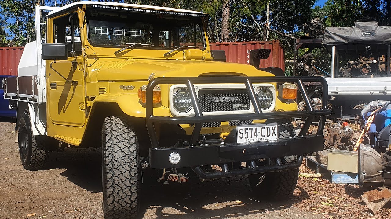 HJ47 1984 Toyota Landcruiser, lived all over Australia, now Queensland is home.