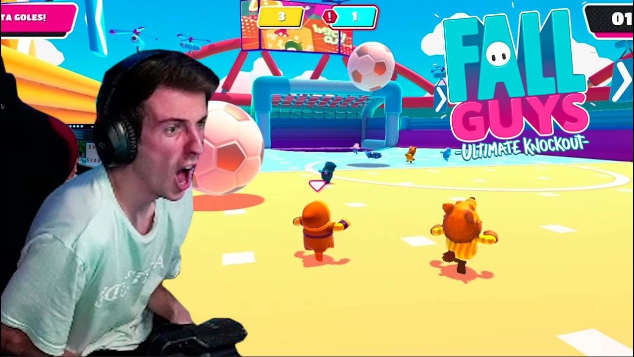 ME REVIENTO el CODO jugando FALL GUYS