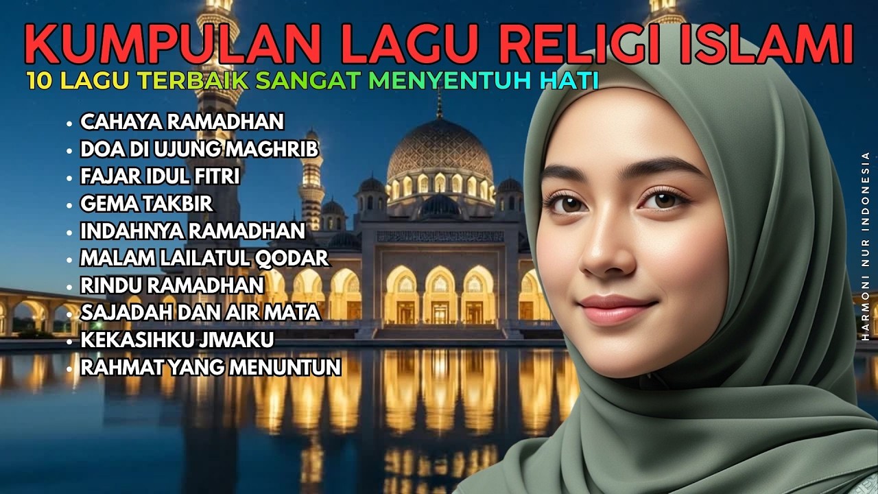 10 LAGU RELIGI ISLAMI TERBARU 2026 !!! SPECIAL RAMADHAN 1447 HIJRIYAH - HARMONI NUR INDONESIA