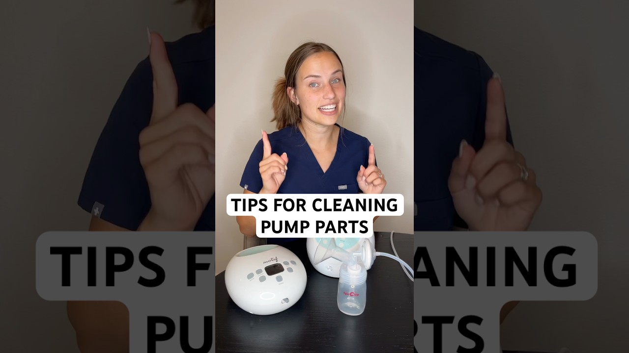 Tips for cleaning pump parts! #breastpump