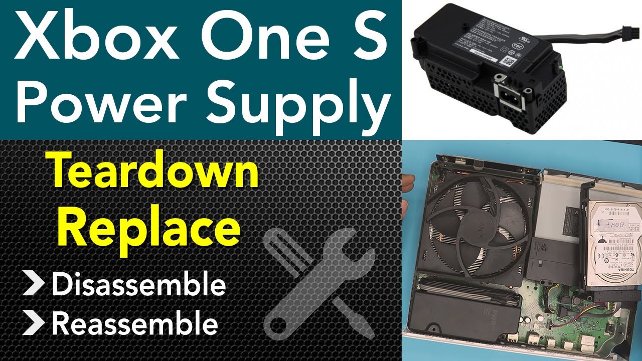 Руководство по замене блока питания Xbox One S...