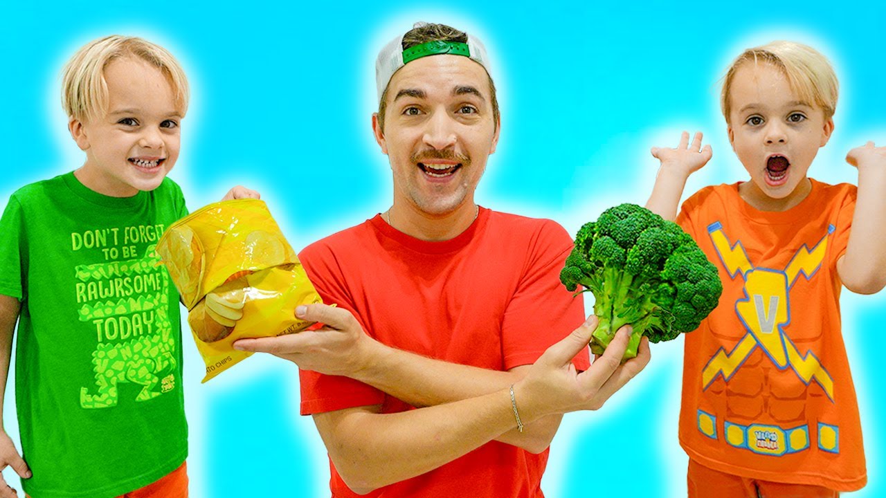 Les enfants apprennent &agrave; choisir des aliments sains