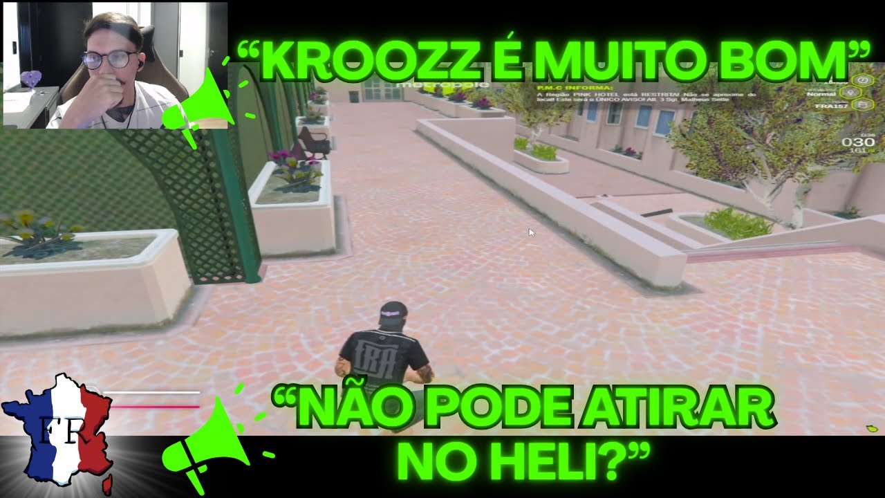 REAÇÃO DO NOVO CORONEL TELANDO A FRANÇA FAZENDO AÇÃO!!