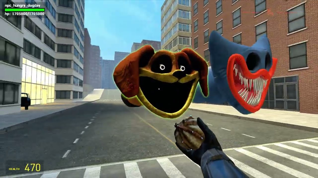 SURVIVE FROM HUGGY WUGGY CURSED FROM POPPY PLAYTIME 2,3 AND OTHER MONSTERS | GARRY'S MOD