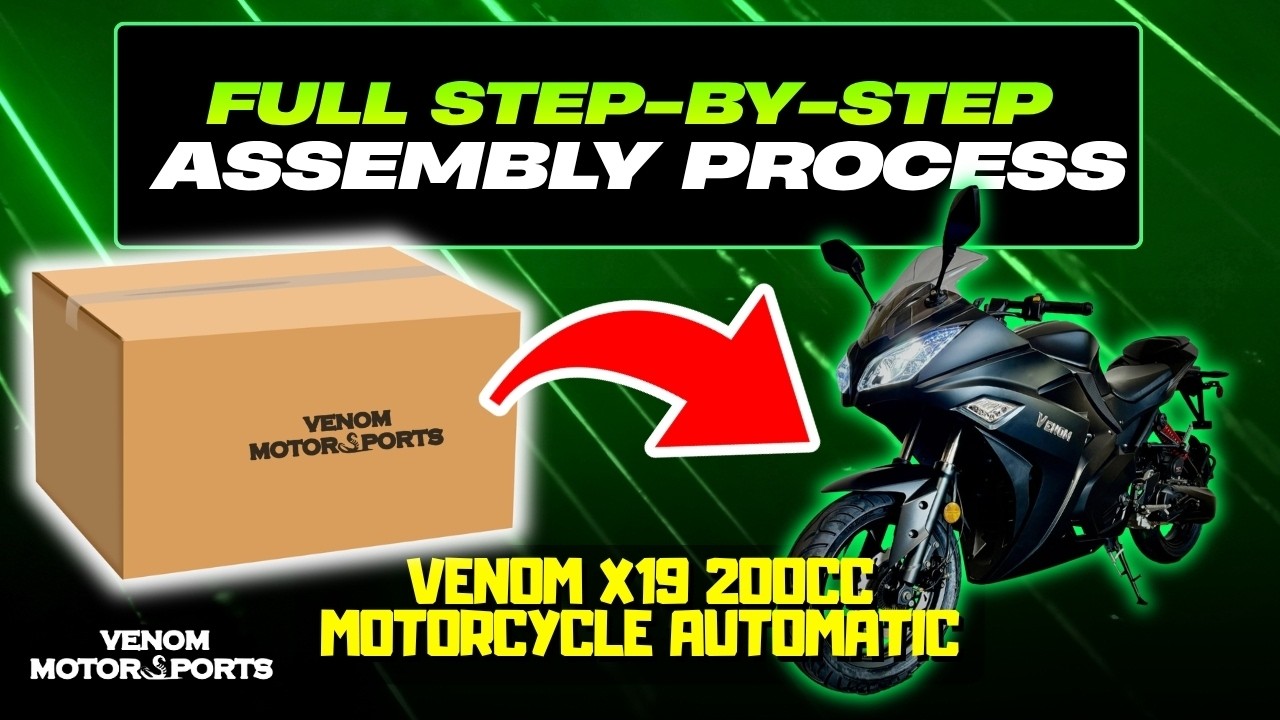 Venom X19 200cc Assembly + Unboxing – From Crate to Street Ready!
