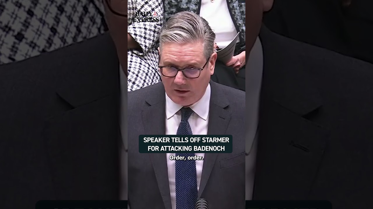 Speaker of the House cut off Starmer after he attacked Badenoch during an intense PMQs session 🔴