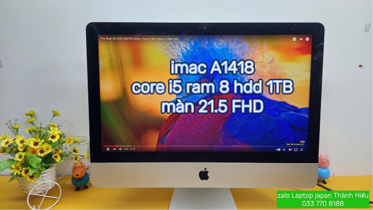 imac A1418 i5 ram 8gb/hdd 1TB/màn 21.5 Full HD