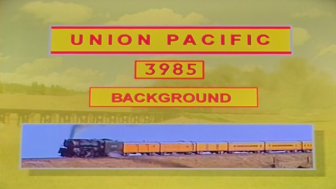 Union Pacific 3985 (Background) May 1987