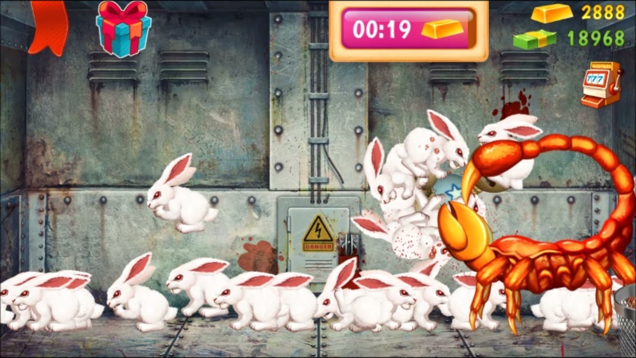Kick The Buddy Extreme Combination - Buddy Versus The Mutant Rabbits And The Scorpion