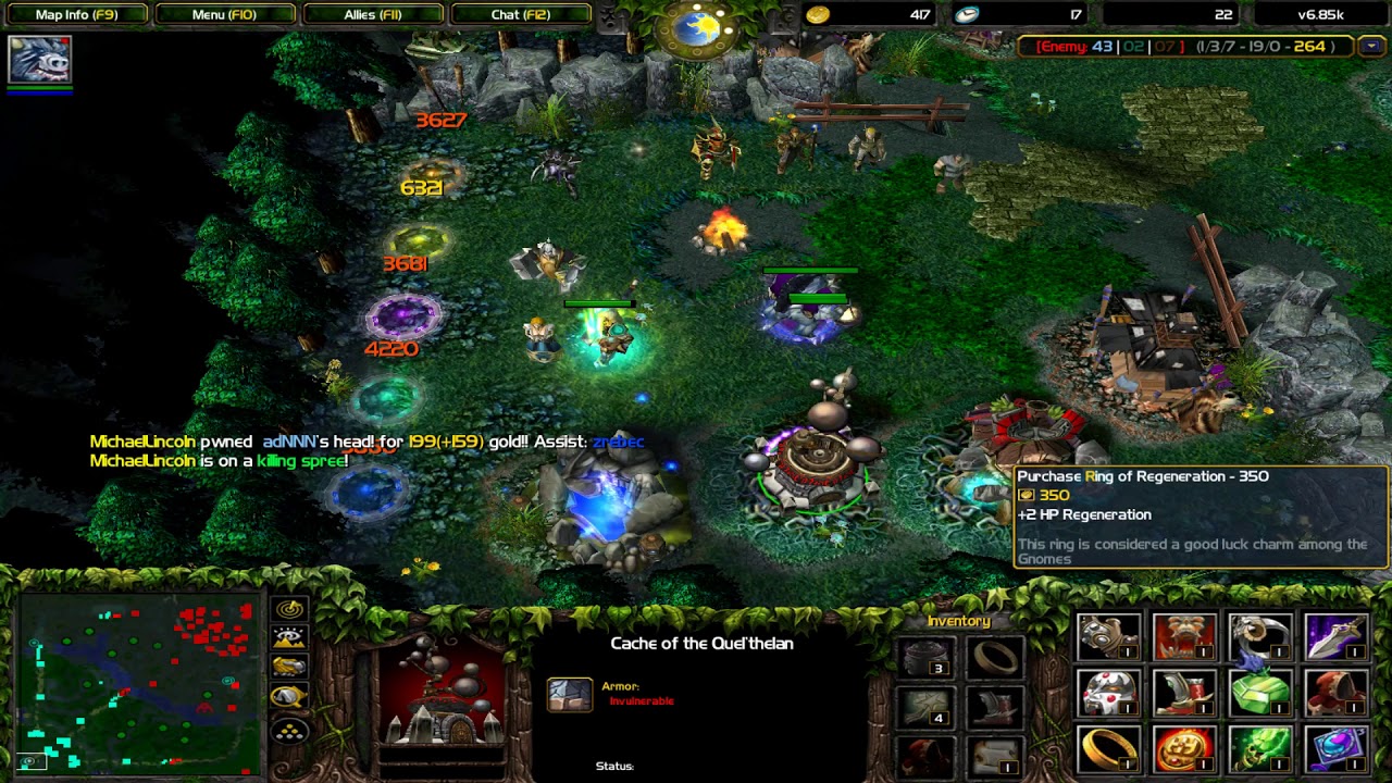 Warcraft 3 - Dota on Eurobattle.net (Lagabuse.com)