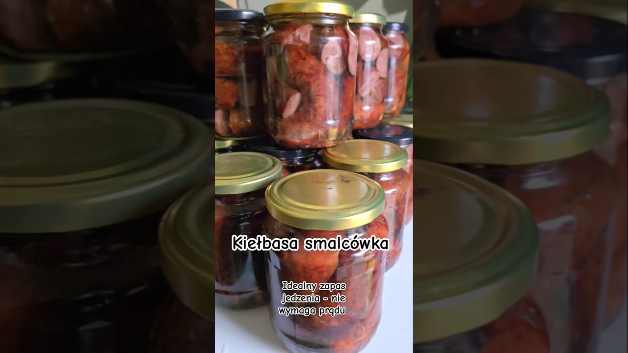 Kiełbasa smalc&oacute;wka - idealny zapas jedzenia.