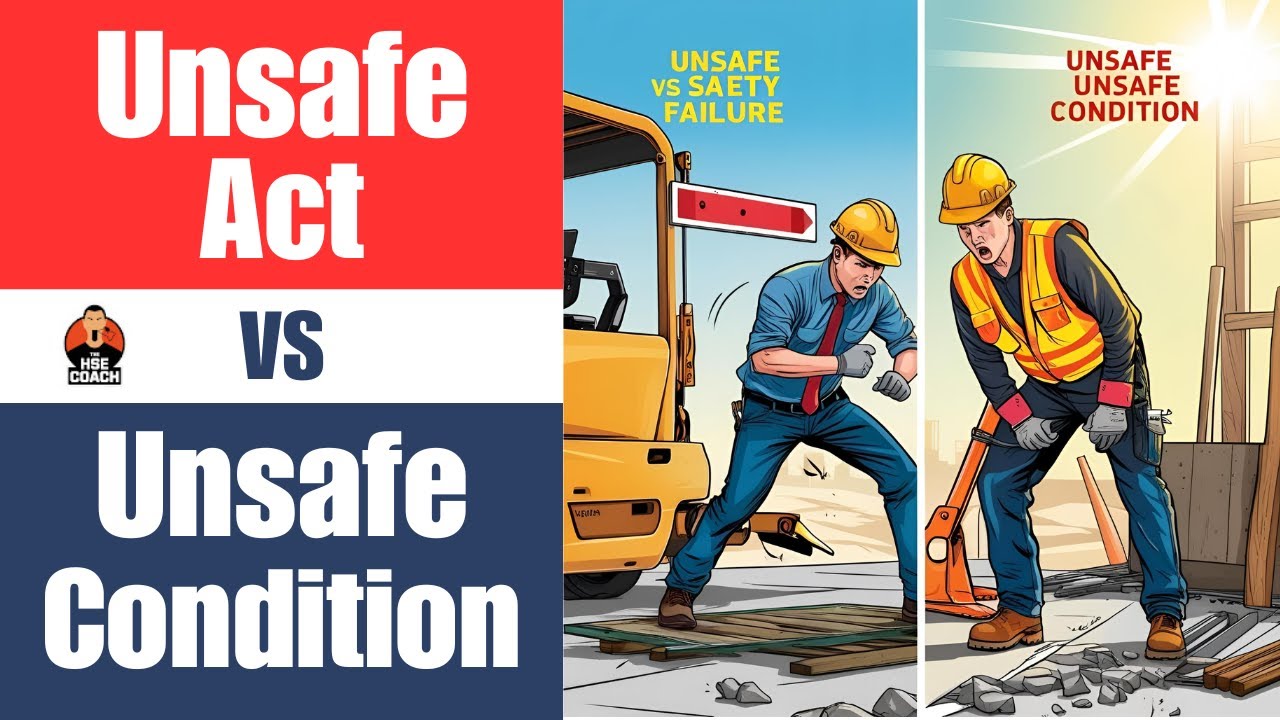 Unsafe Act vs Unsafe Conditions @TheHSECoach