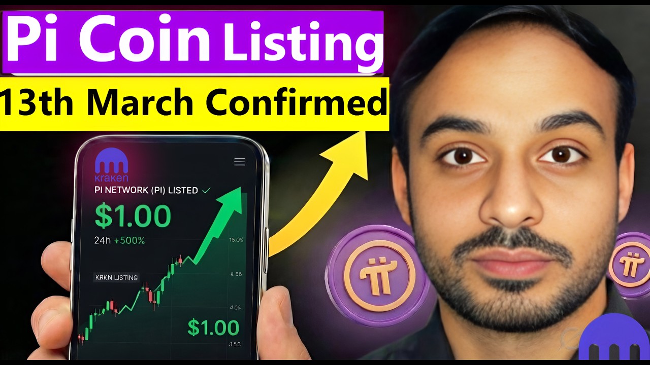 Pi Listing on kraken 13th March Confirmed | Pi Network New Update | Pi Price | Pi DEX | Pi Day 😮