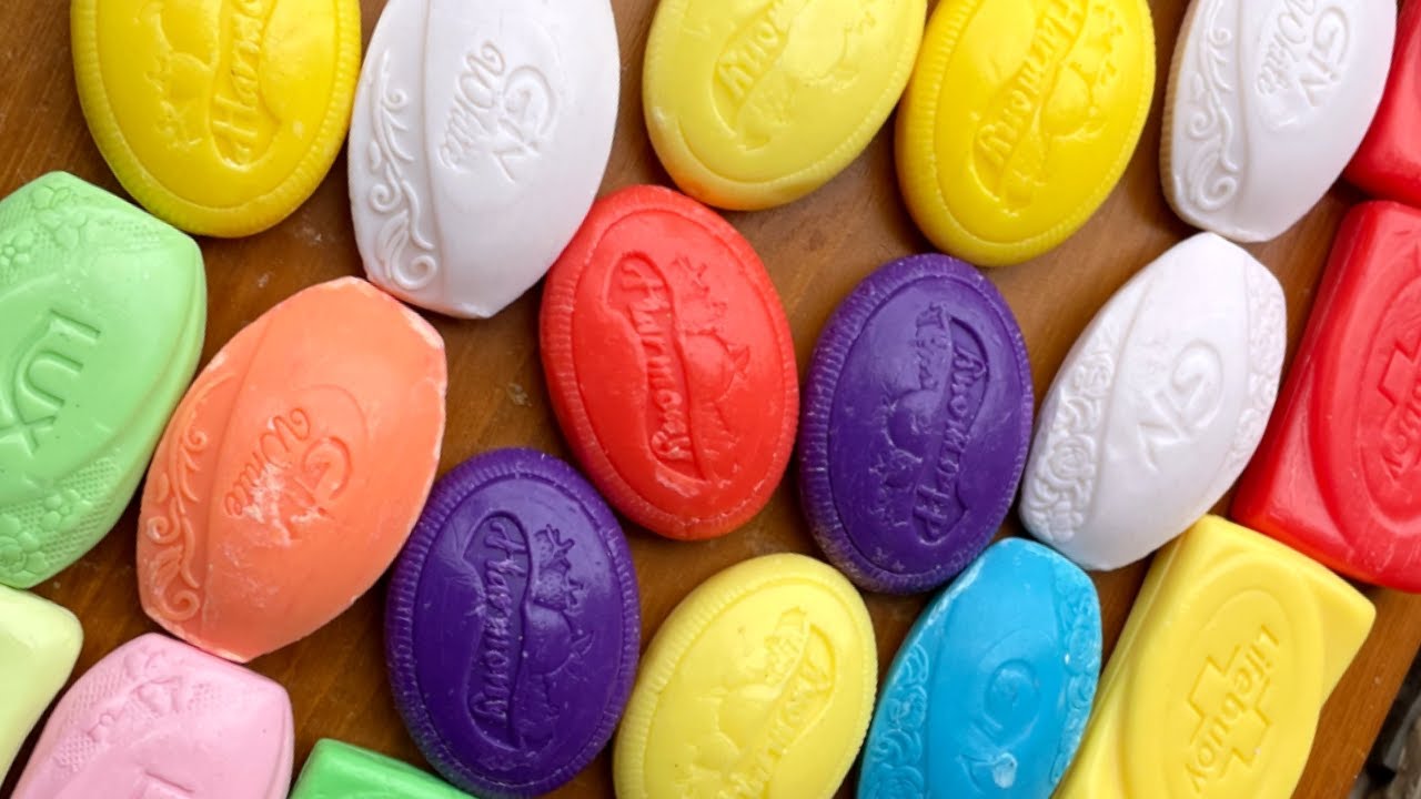 Leisurely unpacking soap 🧡 ASMR SOAP UNPACKING 🧼 ASMR soap opening no talking no music 🧡122