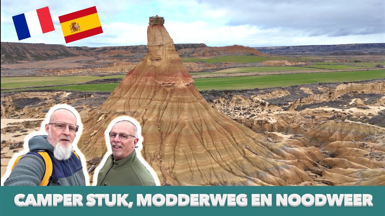 Camper stuk, modderweg en noodweer. Onderweg maar Marokko #67 🇫🇷 Frankrijk 🇪🇸 Spanje