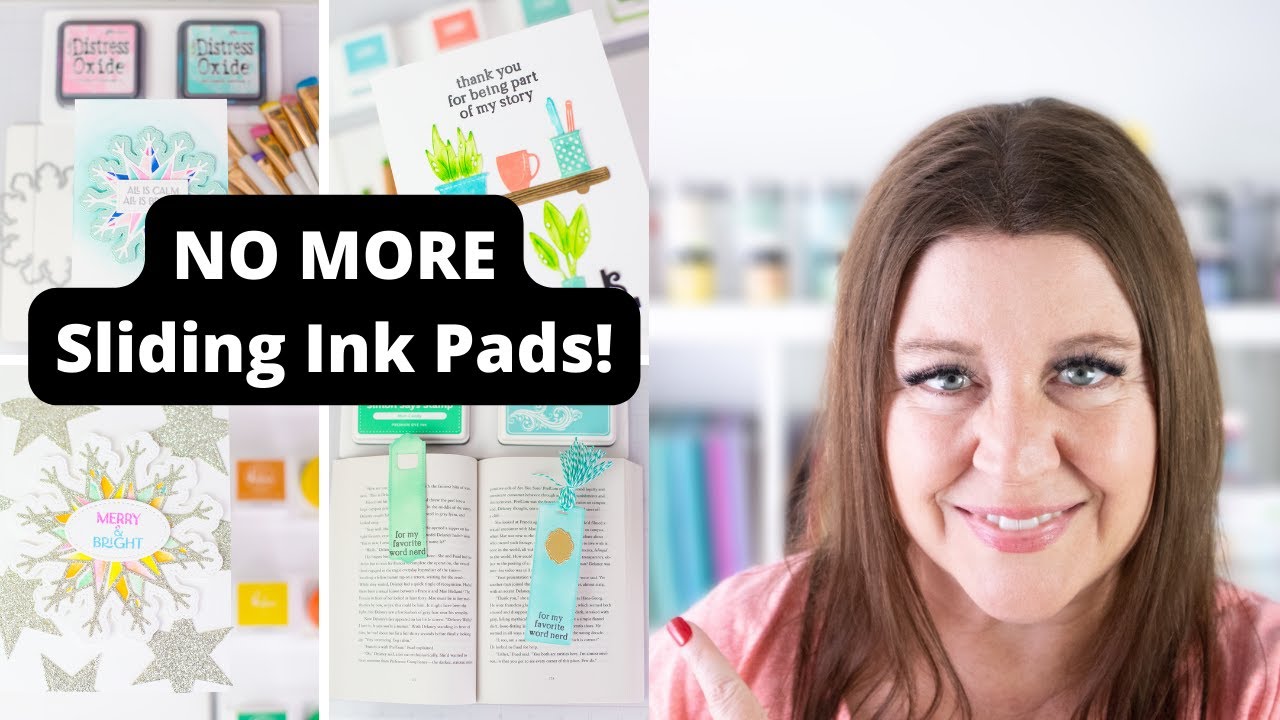 NO MORE Sliding Ink Pads with Waffle Flower Ink Holders