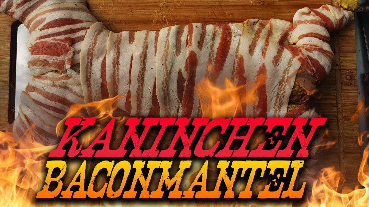 BBQ KANINCHEN GRILLEN 🐇🔥 Kaninchen zubereiten im Bacon Mantel - Marc-Aurel Wulfhorst