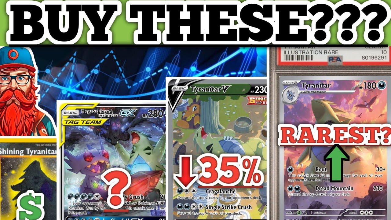 The Best TYRANITAR Pok&eacute;mon Cards Ever? Pok&eacute;mon Throwback Thursday!