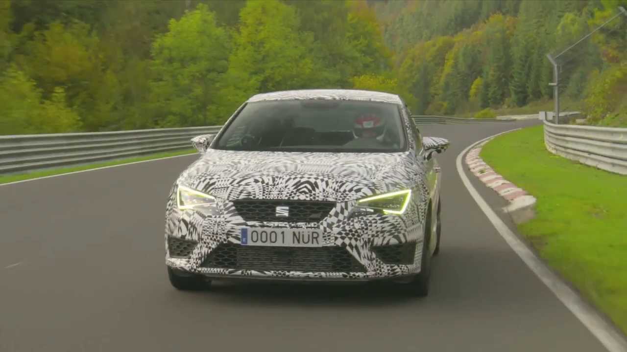 Seat Leon Cupra 280 sets new Nürburgring record - on board footage
