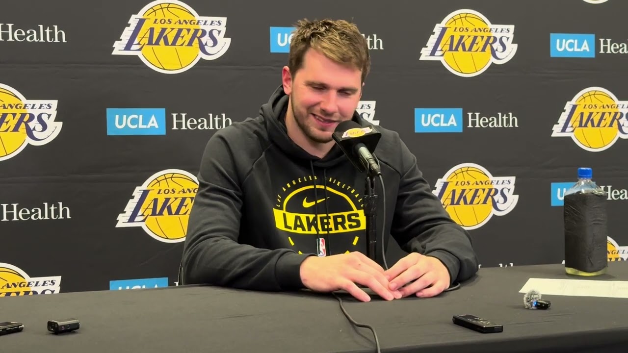 Защитник «Лейкерс» Лука Дончич о своем победном броске в матче против «Денвер Наггетс».