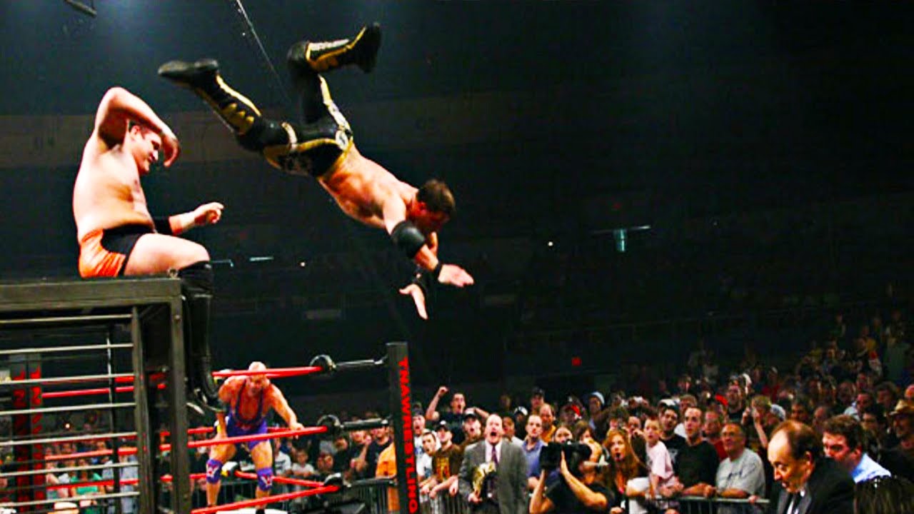 AJ Styles vs Samoa Joe vs Kurt Angle vs Christian Cage vs Chris Harris (TNA ¨Slammiversary¨ 2007)