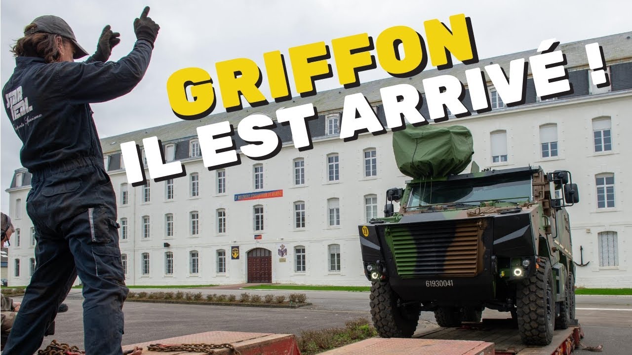 Livraison du Griffon au 3e RIMa