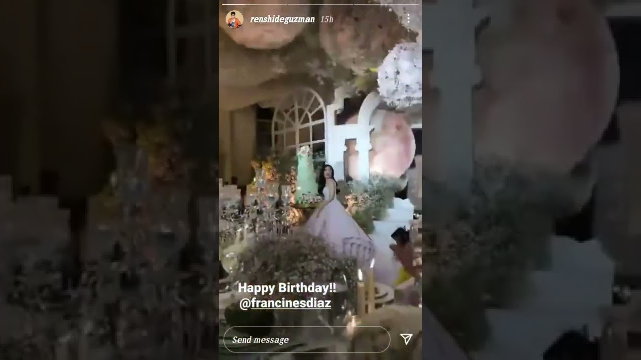 Happy Birthday Francine Diaz - Renshi De Guzman 🧡