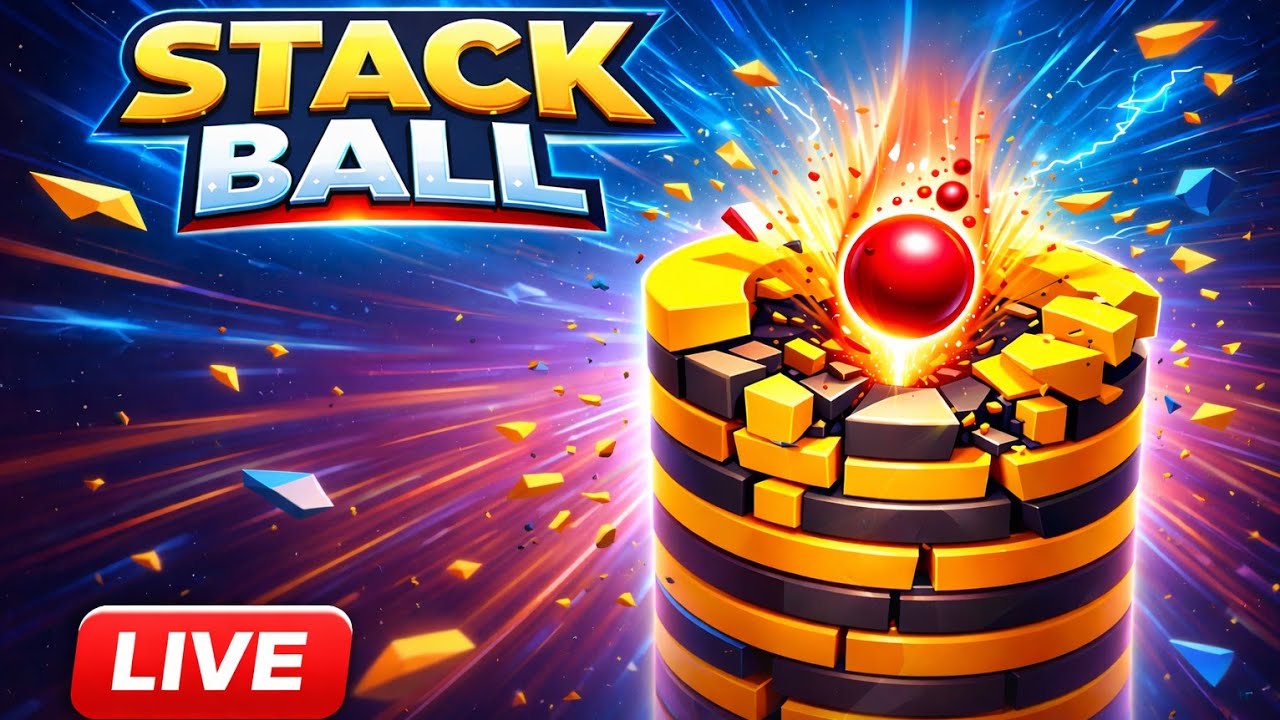 🔴LIVE STACK BALL GAMEPLAY#7 | HIMKAR PLAYS🙂| 