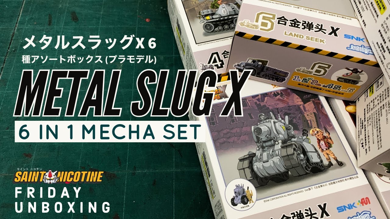 Friday Unboxing: Metal Slug X Mecha Set (6 in 1)