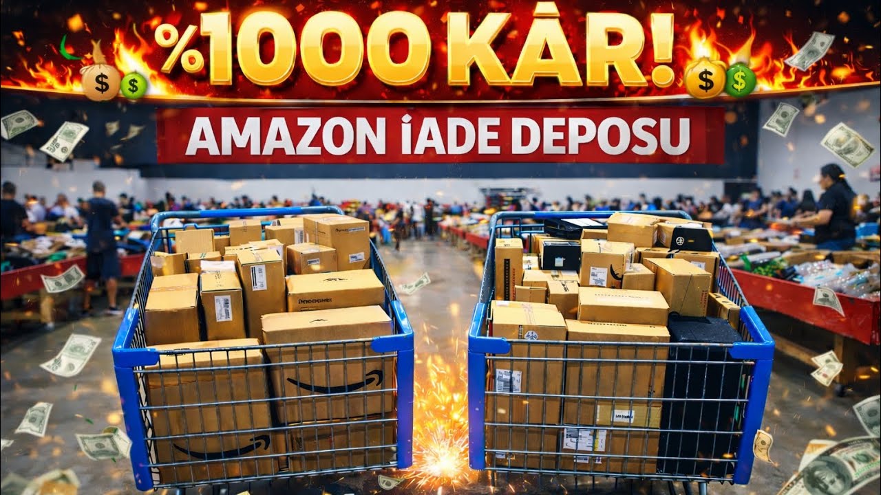 5 DOLARA AMAZON İADE KUTULARINI TOPLADIK! - %1000 KARLI ÜRÜN AVI