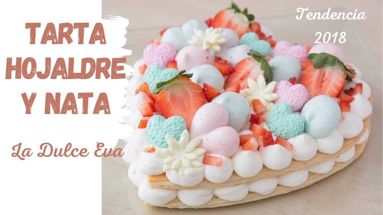 Tarta de Hojaldre en Tendencia, en forma de Corazón  @ladulceeva