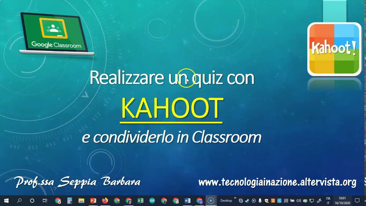 Per alunni - Creare Quiz con KAHOOT