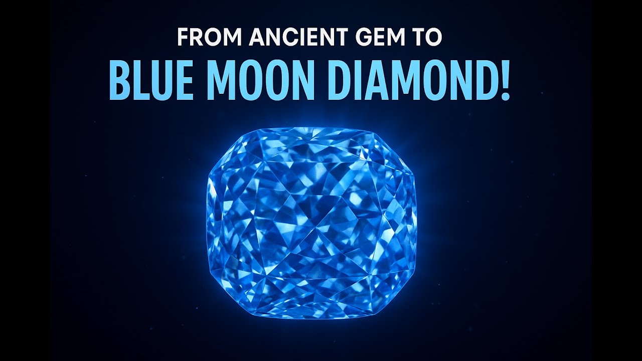 How Time Created the Rare Blue Moon Diamond 💎
