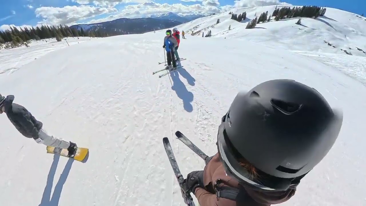 Skiing Vail Back Bowls