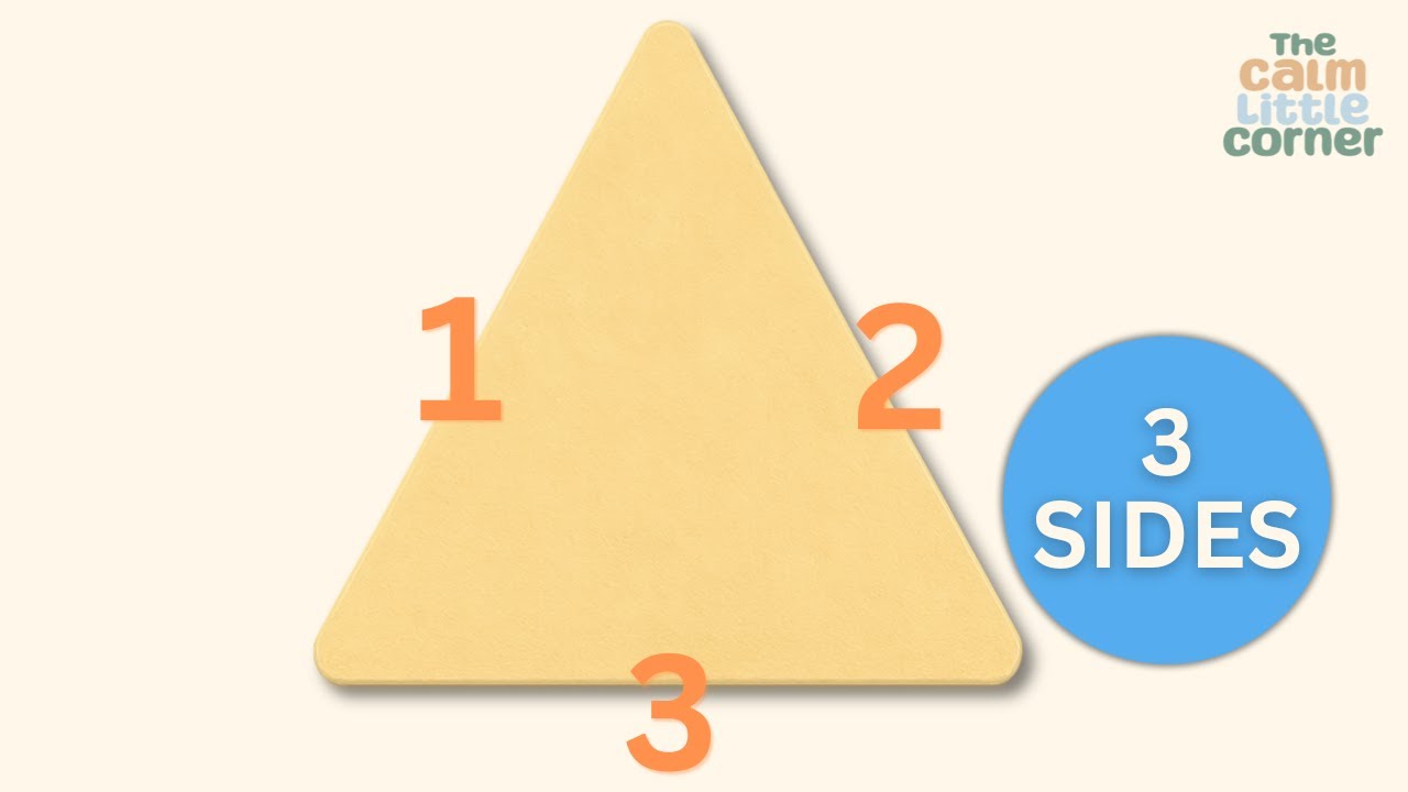 Learn Shapes & Count the Sides | Calm Shape Learning for Toddlers  | Learn to Count