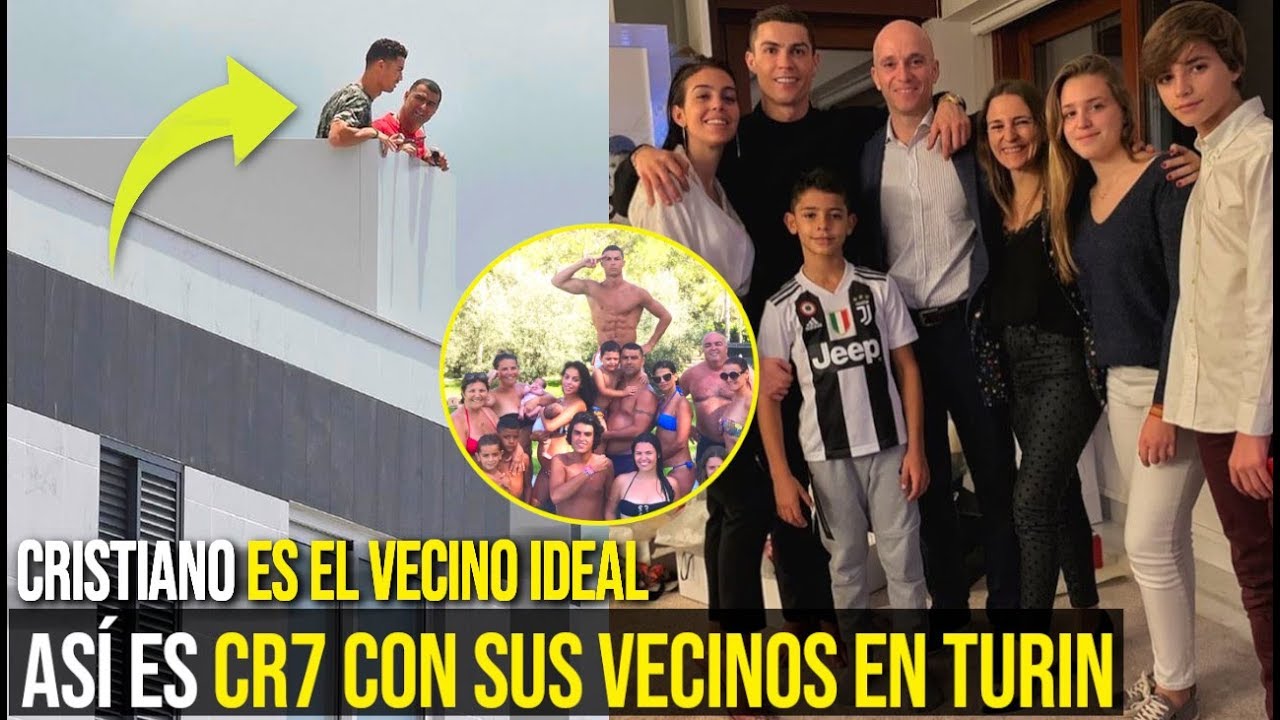 ASÍ ES CRISTIANO CON SUS VECINOS EN TURIN, VECINA DE ÉL REVELÓ SU VIDA PRIVADA 😱