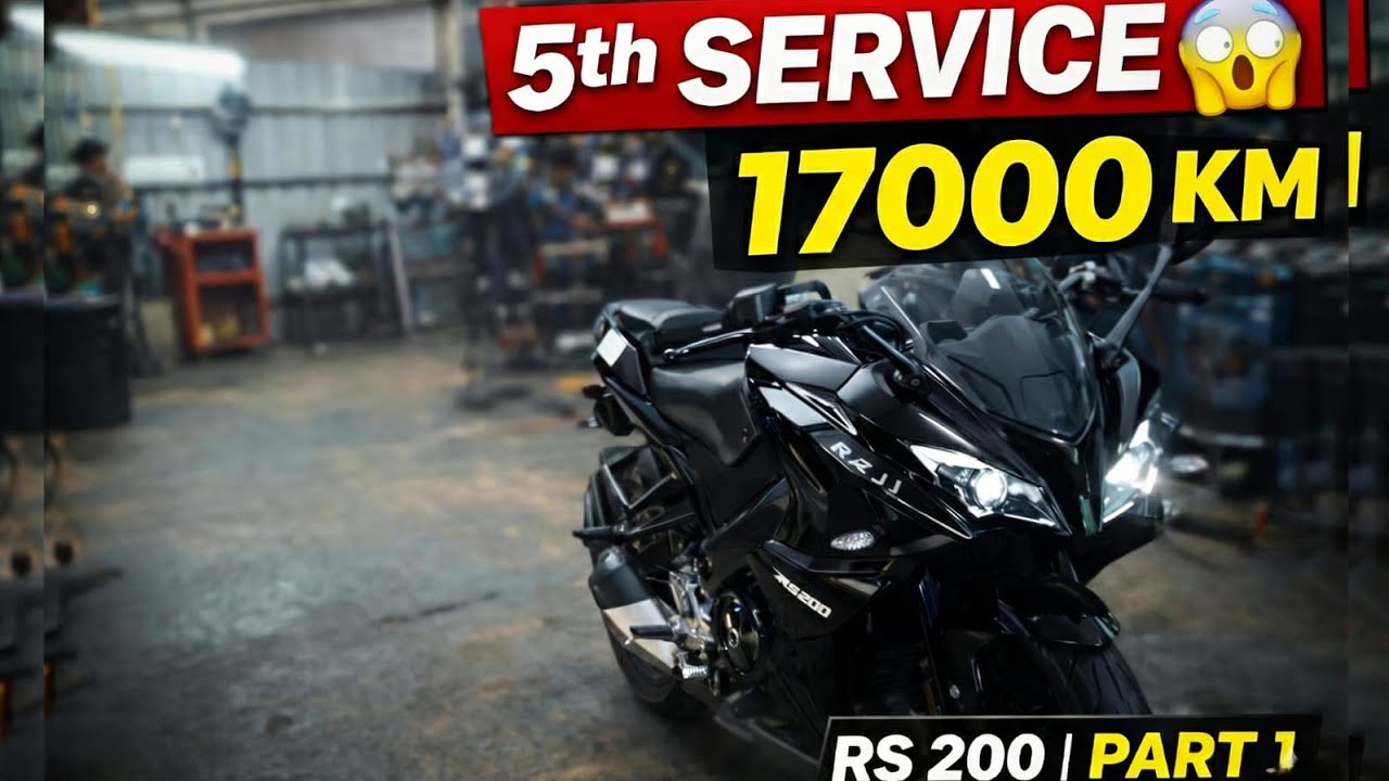 5th service my rs200 17000km part /1