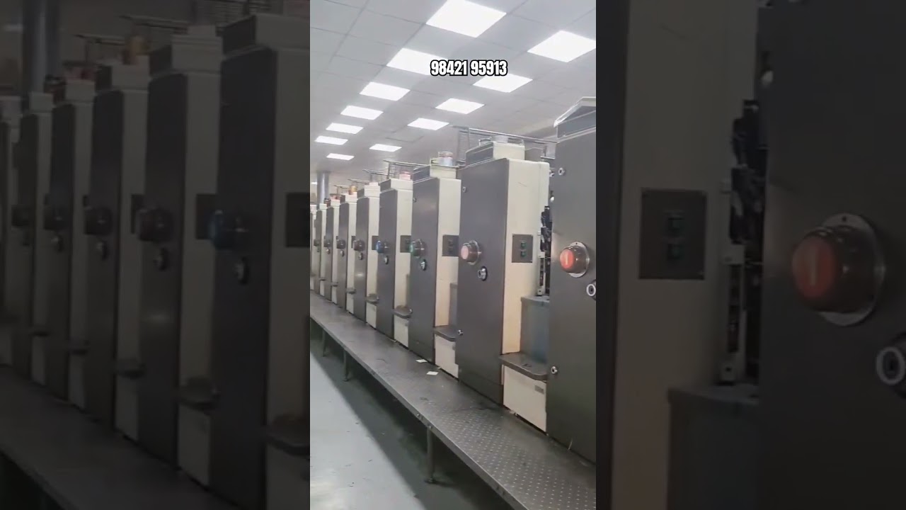for sale | 8 colour + coater Mitsubishi offset printing machines#mklabelsmachinery